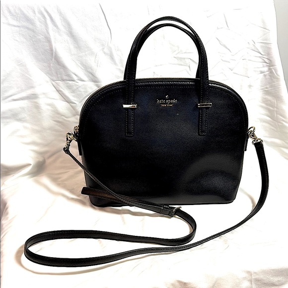 kate spade Handbags - Kate Spade Black Leather Handbag